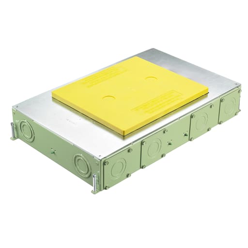 Hubbell Wiring Device - HCI CFB6G30CR REC FB, 6-G,STEEL,3-I