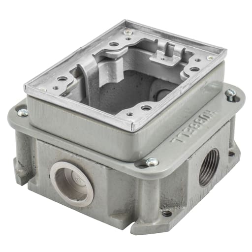 Hubbell Wiring Device - HWDK BA2437 1G RECT CAST FB,MDM,FUL