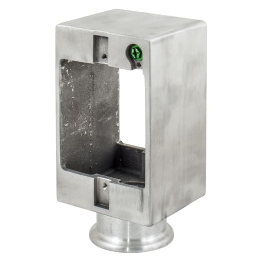 Hubbell Wiring Device - Hubbell SA6686 1 Inch Hub 2-Gang Aluminum Pedestal