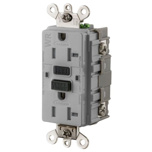 Hubbell Wiring Device - HWDK GF5362SGGY 20A INDUSTRIAL TRWR