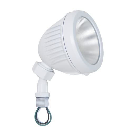 Raco Manufacturing - Bell LL1000W 120V 13W LED Floodlight Fixture, 1000 Lumen 82.6 CRI, White Powder Coated, Die-Cast