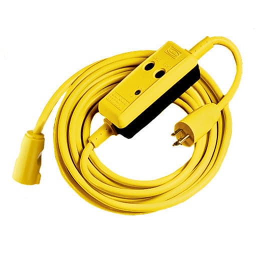 Hubbell Wiring Device - Hubbell GFP25C15M 120 Volt 15 Amp 25 Foot Industrial Manual Set GFCI Linecord