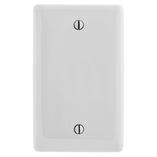 Hubbell Wiring Device - HPW NPJ13OW WALLPLT, M-SIZE 1G, BOX