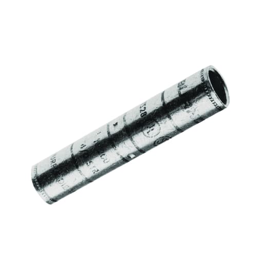 Burndy - Burndy YS8C 8 AWG CU, Long Barrel, Internal Chamfer, Tin Plated, UL/CSA, 90.C, Up to 35kV, RED Color Code, 49 Die Index