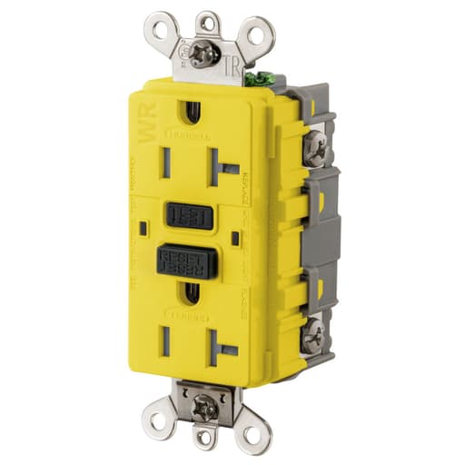 Hubbell Wiring Device - HWDK GF5362SGYEL 20A INDUSTRIAL TRW