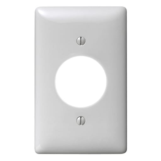 Hubbell Wiring Device - Hubbell NP720OW WALLPLATE, 1-G, 1.60" OPNG, OW