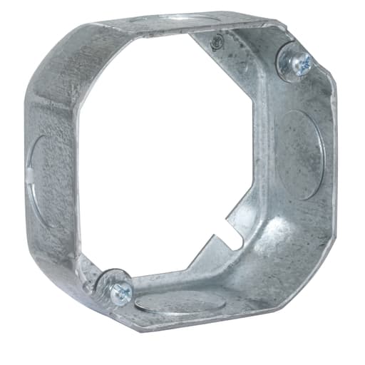 Raco Manufacturing - Raco 131RAC 4" Octagon Extension Ring, Drawn, 1-1/2" Deep, Four 3/4" KO's