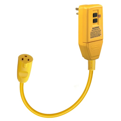Hubbell Wiring Device - Hubbell GFP1CGFCI Plug, 15A 120V, 1' CORD