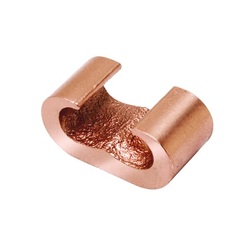 Burndy - Burndy YGHC29C26 Copper Compression C Connector, 3/0 AWG(Str) - 250 kcmil, 1/2" or 5/8" Rod (Run) & 6 AWG(Sol) - 2/0 AWG(Str) (Tap)