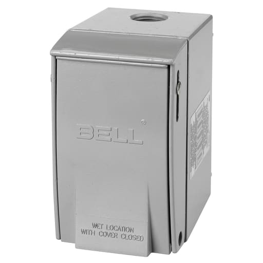 Hubbell Wiring Device - Hubbell HBL13R12D30A 600V 2P FLIP LID 3R BOX w/SW