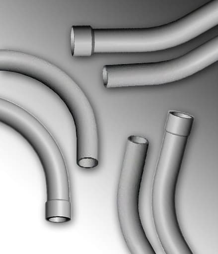Conduit - AL-TUBE 597394 PVC SCH80 2 x 90 x 3