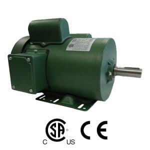 Worldwide Electric Corp - WorldWide Electric FM2-18-56HZ 2HP Fractional Farm Duty Motor, 1800 RPM, 115/230V Single-Phase, 56HZ Frame, TEFC Enclosure, Rigid Base