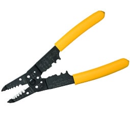 Ideal Industries - Ideal 45-777 7-In-1 Wire Stripper (stripping,Cutting Wire & Bolts,Crimping,Reaming,De-Burring) w/Cushion Grip Handle