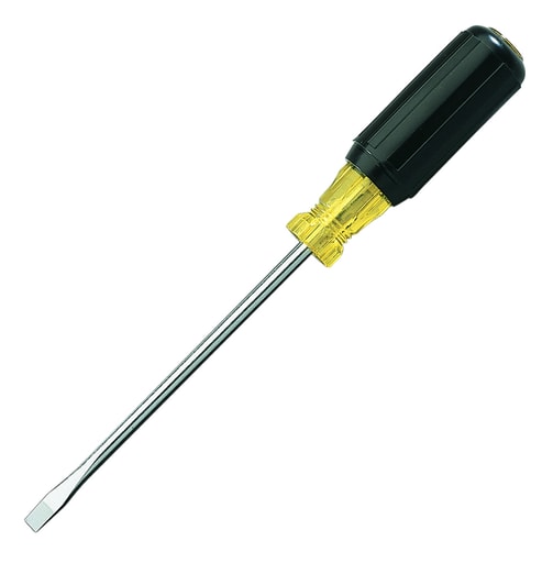 Ideal Industries - Ideal 35-151 Slotted Screwdriver 6" Blade, 1/4" Tip & Cushion Grip
