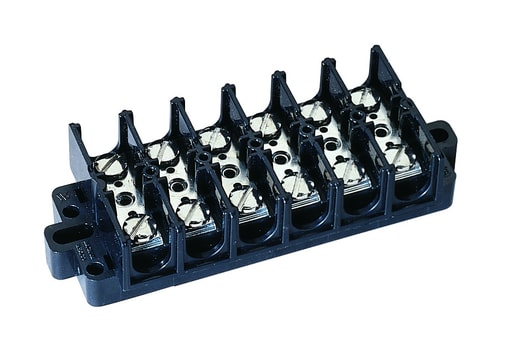 Ideal Industries - Ideal 89-508 Double Row Terminal Strip 8-Circuit 6-22AWG 60A/600V