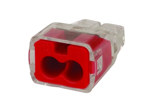Ideal Industries - Ideal 30-1032 Red 2-Port Push-In Wire Connector (Box of 100)