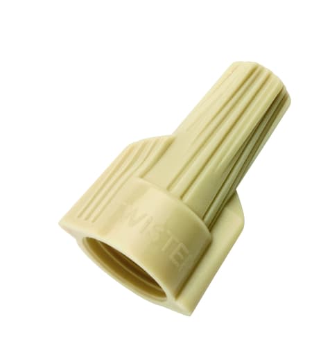 Ideal Industries - Ideal 30-641 Tan Twister® Wire Connector (341) - Bag of 500. #22 to #8 AWG / 600v
