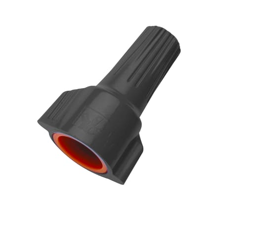 Ideal Industries - Ideal 30-1161 Gray/Orange WeatherProof Wire Connector, #22-12 AWG (25/Card)