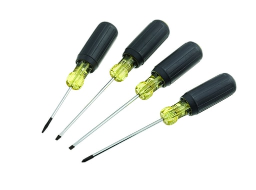 Ideal Industries - Ideal Industries 35-1301 4-Piece Phillips/Keystone/Cabinet Screwdriver Set