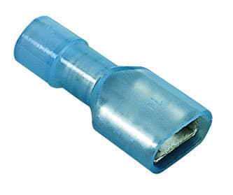 Ideal Industries - Ideal 83-9781 Fully-Insulated Disconnect Terminal, Female, Brass, 16-14AWG, 300V (25/Pkg)