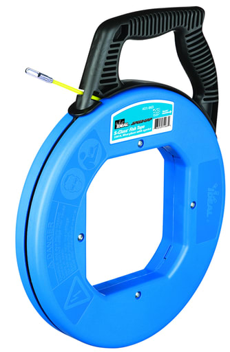 Ideal Industries - Ideal 31-063 Tuff-Grip™ Pro S-Class® Fiberglass Fish Tape w/ Eyelet End, 100' x 3/16"dia.