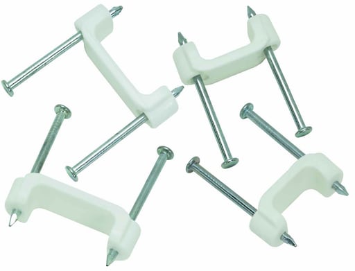 Ideal Industries - Ideal BPS3-1 3/4" Plastic Insulated Romex Cable Staple w/Nails (100/Bag)