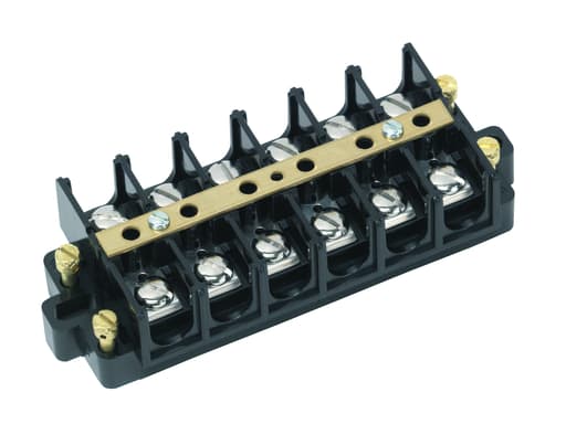 Ideal Industries - Ideal 89-505 Terminal Strip, 4-Circuit 60A/600V