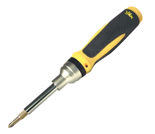 Ideal Industries - Ideal 35-988 9-In-1 Ratch-A-Nut Screwdriver