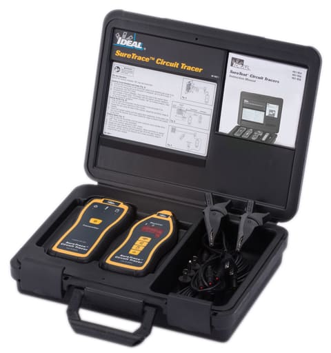 Ideal Industries - Ideal 61-955 Circuit Tracer; Open/Closed; 0-600V AC/DC; w/Inductive Clamp & Battery Pack