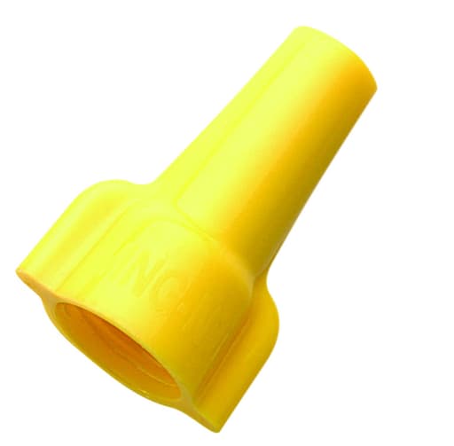 Ideal Industries - Ideal 30-451 Yellow Wing-Nut® (451), #18 to #10 AWG / 600v (100/Box)