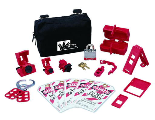 Ideal Industries - Ideal 44-970 15Pc Basic Lockout/Tagout Kit
