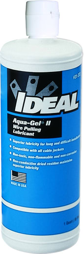 Ideal Industries - Ideal 31-378 Aqua-Gel II™ Cable Pulling Lubricant, 1-Quart Squeeze Bottle