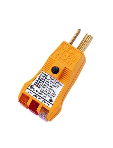 Ideal Industries - Ideal 61-051 E-Z Check Plus GFCI Circuit Tester