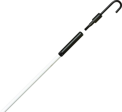 Ideal Industries - Ideal 31-611 Tuff-Rod Regular Flex 12' Fishing Kit (3ea 4' Rods,1 J Hook,1 Bullet Nose End)