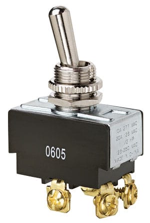 Ideal Industries - Ideal 774005 Toggle Switch, Heavy Duty On-Off, 125/227 VAC
