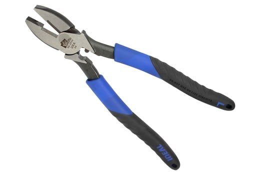 Ideal Industries - Ideal 30-3430 Pliers, Smart-Grip Side-Cutting w/Crimping Die 9-1/2"