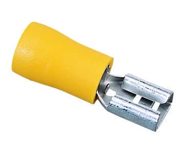 Ideal Industries - Ideal 84-9601 Vinyl Insulated Disconnect Terminal, Female, 12-10AWG, 500Pk