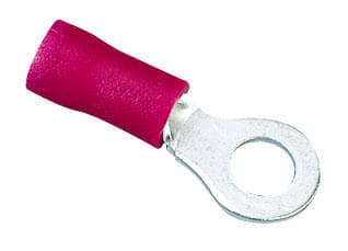 Ideal Industries - Ideal 83-2141 Vinyl Insulated Ring Terminal, #10 Stud, 22-18AWG, 25Pk