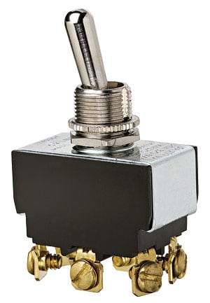 Ideal Industries - Ideal 774000 Toggle Switch Std And Heavy-Duty (On)-Off-(On) CSA Ru Listed 125 227 Vac
