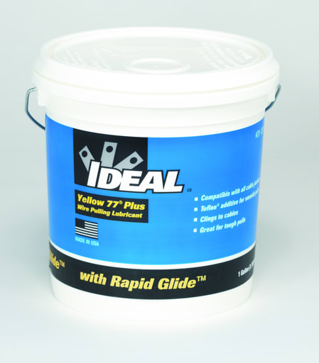 Ideal Industries - Ideal 31-391 Yellow 77-Plus Wire Pulling Lubricant, 1-Gallon Bucket