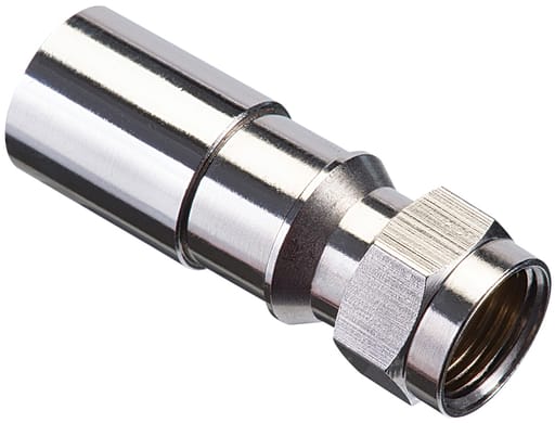 Ideal Industries - Ideal 92-650 RG-6 Regular/Tri/Quad Compression F-Connector (Jar of 50)