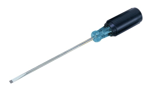 Ideal Industries - Ideal 35-186 3/16" Electrician's Cabinet Tip Screwdriver - 6" Long Shank