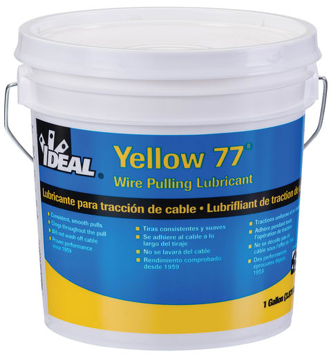 Ideal Industries - Ideal 31-351 Yellow 77® Wire Pulling Lubricant, 1-Gallon Bucket