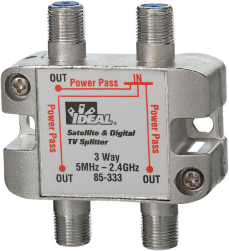Ideal Industries - Ideal 85-333 2 GHZ Splitter, 3-Way