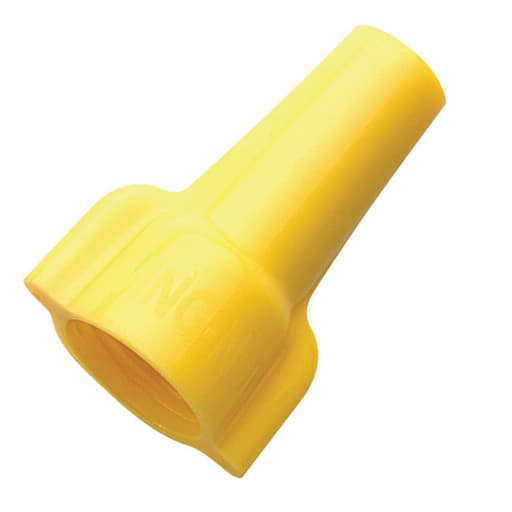 Ideal Industries - Ideal 30-651 Yellow Wing-Nut® (451), #18 to #10 AWG / 600v (500/Bag)