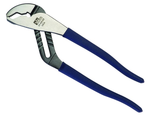 Ideal Industries - Ideal 35-430 Pliers, Tongue & Groove, 2" Cap. w/Comfort-Grip Handles, 10"