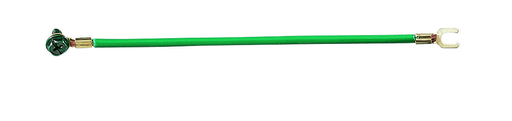 Ideal Industries - Ideal 30-3184 8" #12 Stranded Grounding Pigtail w/ #10 Fork, #10 Ring & Ground Screw (25/Bag)
