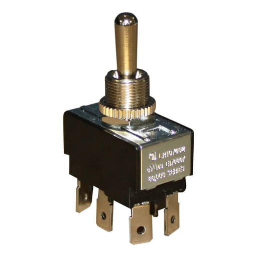 Ideal Industries - IDE 774115BK SWITCH,TGL,DPDT,(O)F(O),SPD