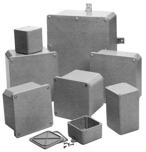 Ipex USA, LLC - IPEX 077669 4 x 4 x 6 Inch 78 In. NEMA 1/2/3R/4/4X/6/6P/12/13 PVC Junction Box with Gasket