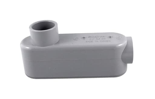 Ipex USA, LLC - IPEX 077542 3/4 Inch PVC Type LB Rigid Conduit Body
